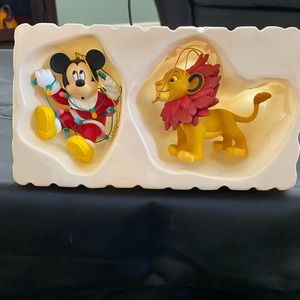 Grolier Disney Christmas ornaments